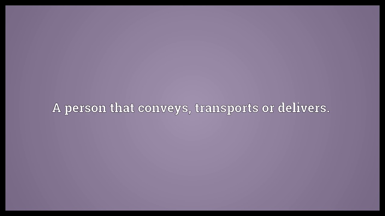 Conveyor Meaning Wordogram YouTube