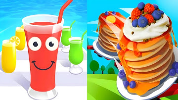 JUICE RUN VS PANCAKE RUN🔴🥪🧁💫🔥❤️‍🔥🔥💥 ALL LEVELS GAMEPLAY #2