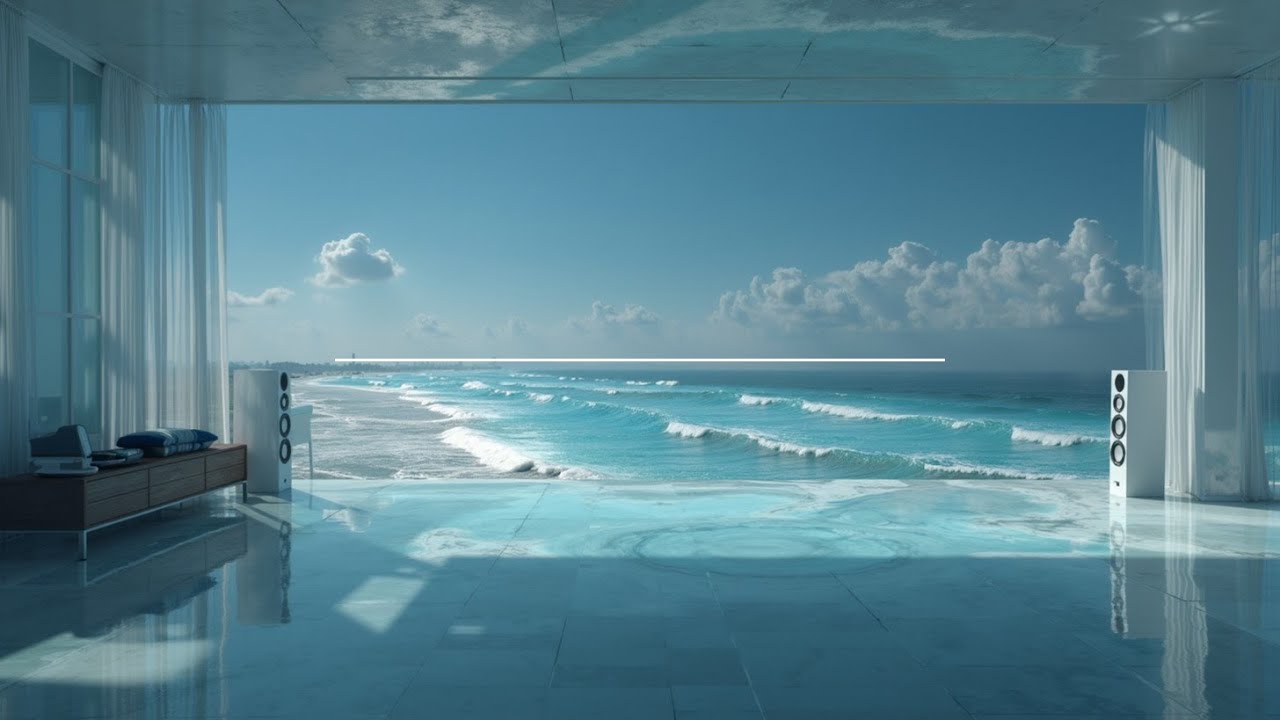 Прибрежный Лаунж-Джаз 🌴 Закатные Вибрации Пляжа ~ Спокойная Инструментальная Музыка Для Учебы