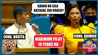 CONG. BOSITA KINUWESTIYON ANG MAHIGIT 1000 MMDA ENFORCERS NA JOB ORDERS PA RIN!