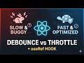 Mastering React Timer Events: Debounce, Throttle & useRef Hook Explained