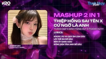 Mashup 2 IN 1 - Thiệp Hồng Sai Tên x Cứ Ngỡ Là Anh ♫ Em Viết Thiệp Hồng Tên Em Thì Đúng Remix TikTok