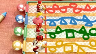 【マリオパーティ スーパースターズ】ミニゲームマリオVsピーチVsデイジーVsワルイージ(たつじん難易度)