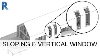 Revit Architecture | Sloping and Vertical Window in Revit Tutorial