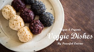 見た目も可愛い一口サイズの三色おはぎの作り方：How to make Ohagi | Veggie Dishes by Peaceful Cuisine