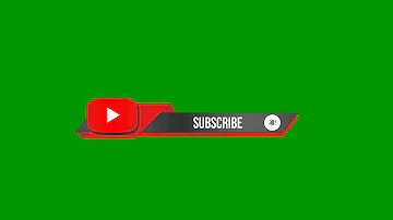 Green Screen Subscribe Button and Bell Notification | Free download