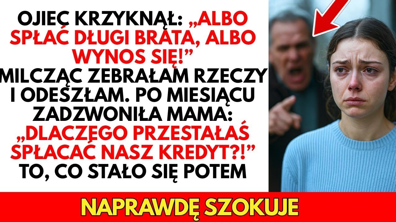 -Wynoś się i NIE WRACAJ!-krzyknął ojciec...ODESZŁAM. A potem…