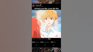 Love Me Love Me Not Anime 