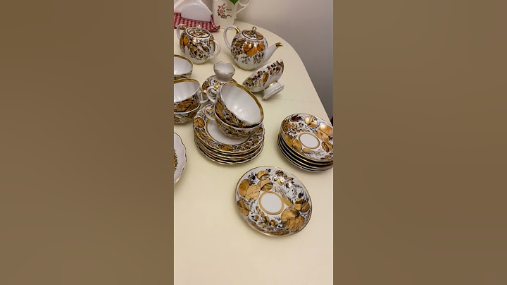 Сервиз ЛФЗ СССР Экспортный