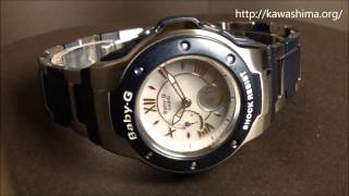 CASIO Baby-G（カシオ腕時計ベビーＧ）ソーラー電波　MSG-3200C-2BJFの動画
