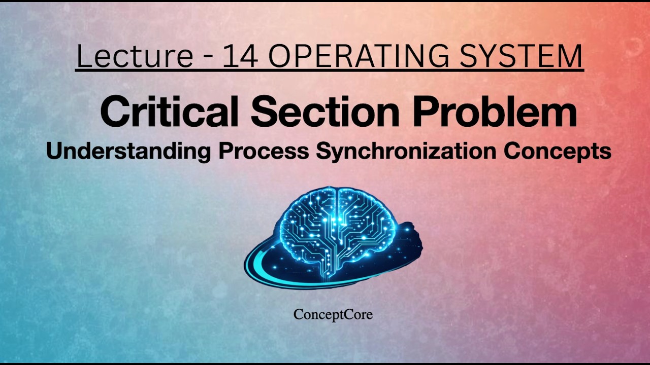Critical Section Problem Explained | Process Synchronization in OS ...