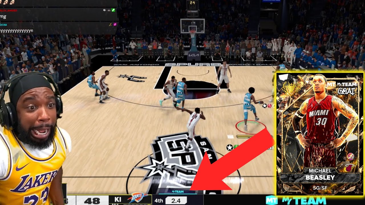 AFTER GETTING GOAT MICHAEL BEASLEY UNC WENT OVERTIME AND CLOSED APP RAGE QUIT! NBA 2K25