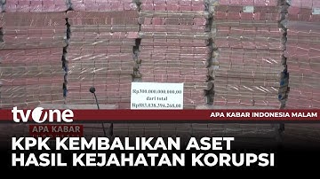 WOW!! Ini Penampakan Uang Rp300 Miliar Hasil Rampasan KPK Kasus Investasi Fiktif Taspen | tvOne
