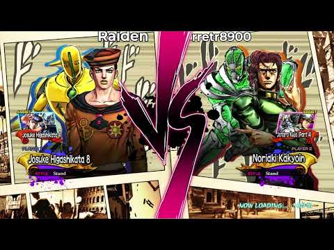 Запись турнира по JoJo All Star Battle R