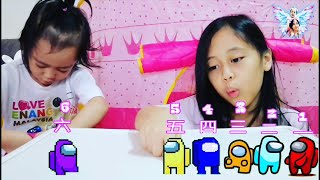 Counting 1-10 (数一到十) in different language || learn how to count with cutiejiemei in five language