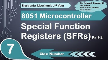 Special Function Registers Part-2| 8051 Microcontroller Part-7| TT| EM 2nd Year| Basava ITI Manvi
