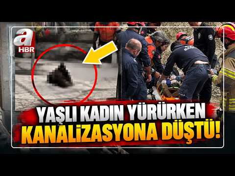 Elderly Woman Falls into Sewer While Walking! Here Are Those Moments... | A Haber