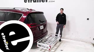 Installation: 22x60 Flint Hill Goods Cargo Carrier for 2" Hitches on a 2021 Chrysler Pacifica screenshot 5