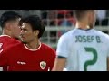 Momen nathan tjoe marah  marah vs iraq afc asian cup u23 2024