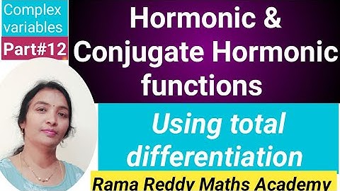 JNTUH NMCV R22 | Harmonic & Conjugate Hormonic function important problems |Harmonicfunctionintelugu