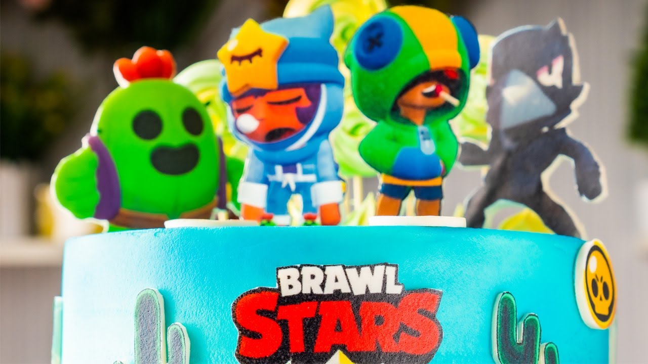 Amazing Cake For Boy Brawl Stars How To Decorate A Birthday Cake Youtube - brawl stars decor