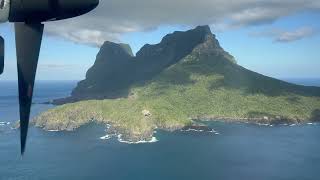 Stunning Lord Howe Island (LDH) Landing - QantasLink Dash 8 Q200 (04 May 2023)