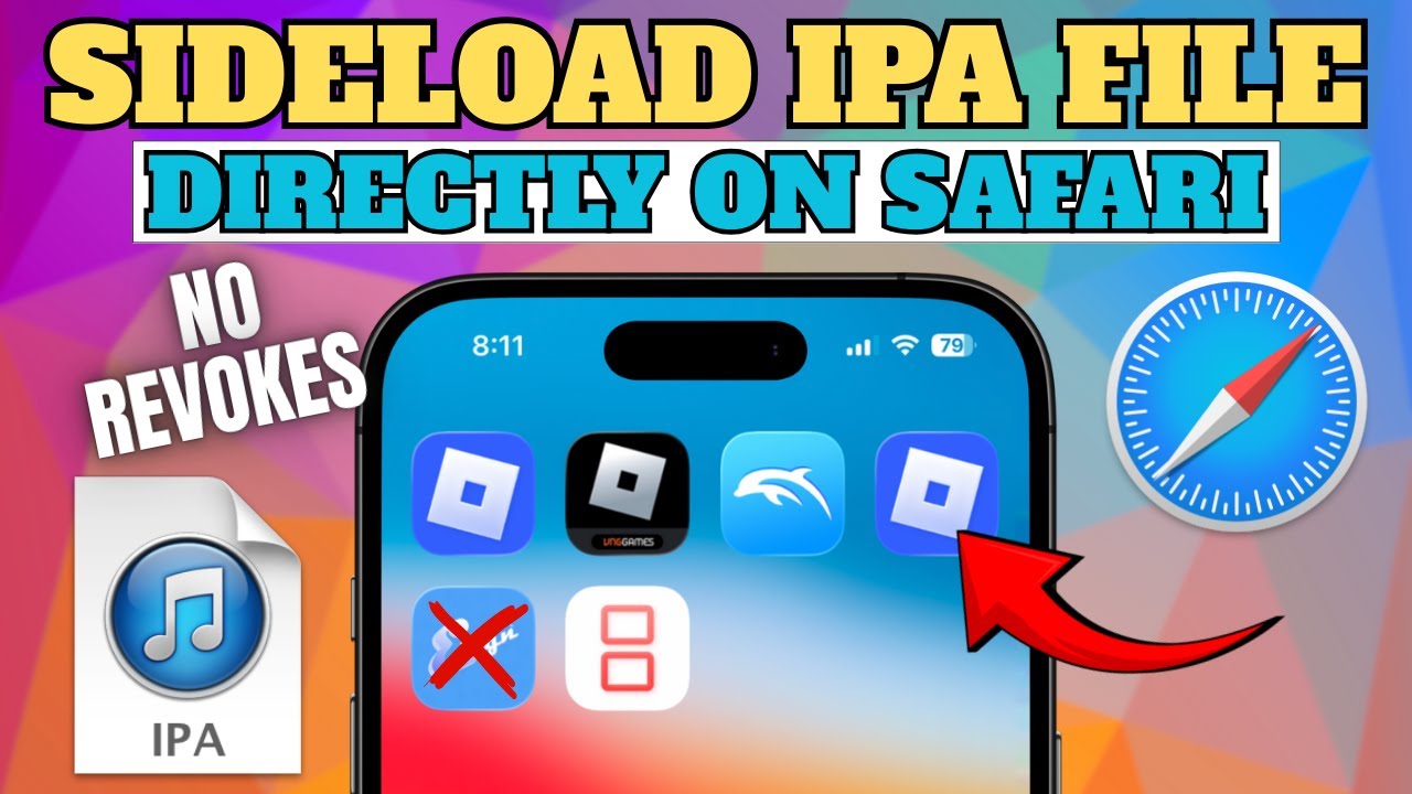 Установка IPA-файлов на iPhone и iPad прямо из Safari [100% рабочее] | Не требуется ПК, не требуе...