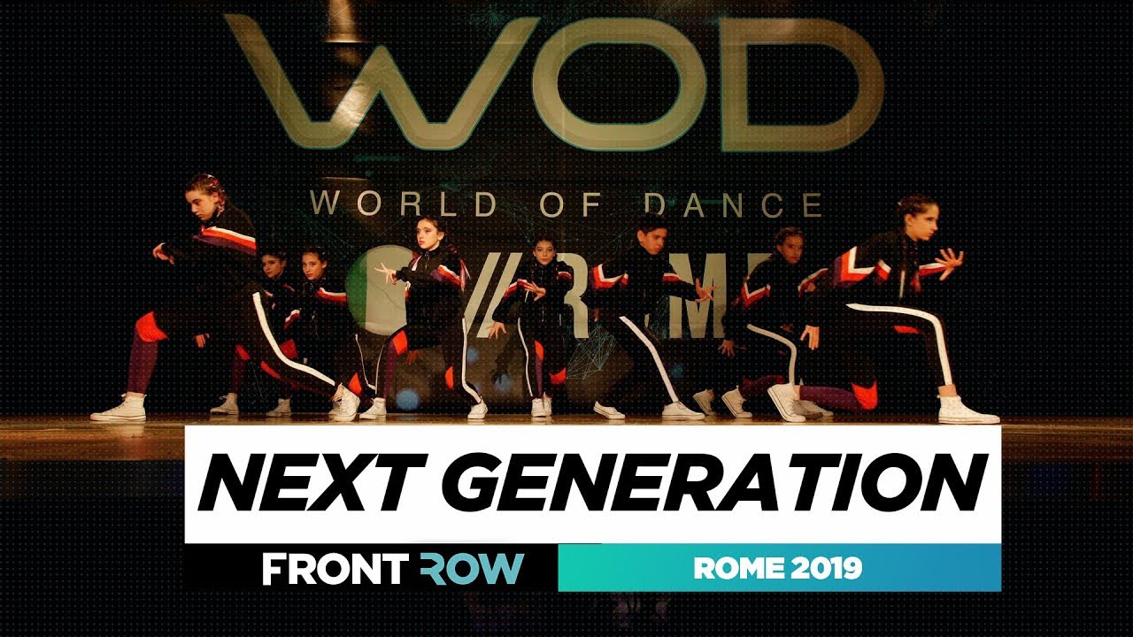 Next Generation | FRONTROW | Junior Team Division | World of Dance Rome ...