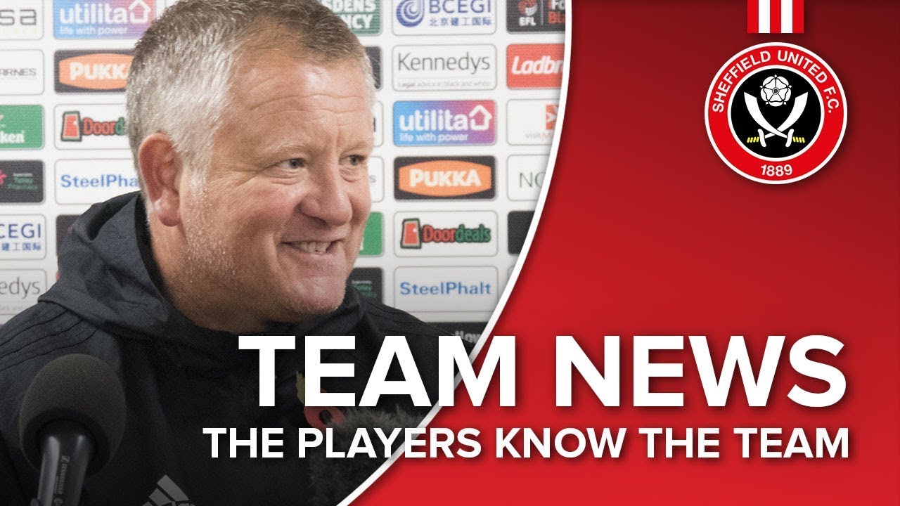 Team news for Sheffield derby