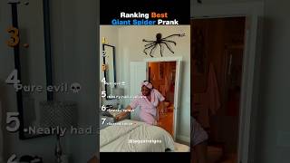 Ranking Best Giant Spider Jumpscare 😂🕷️ #giantspider