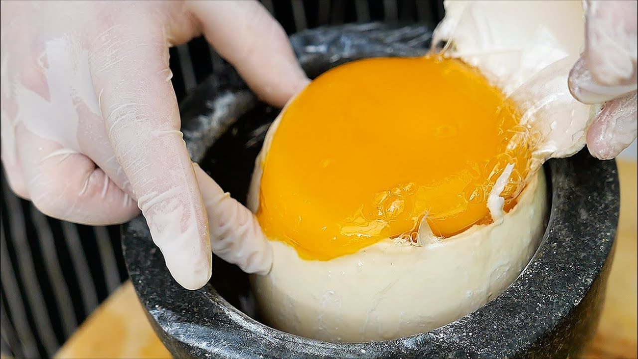 Thai Food - GIANT EGG SURPRISE Bangkok Thailand | Travel Thirsty