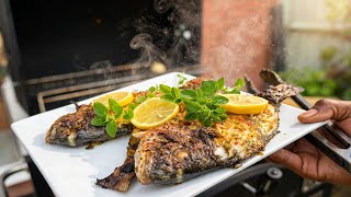 Simple and Tasty Grilled fish with Superb Sauce
