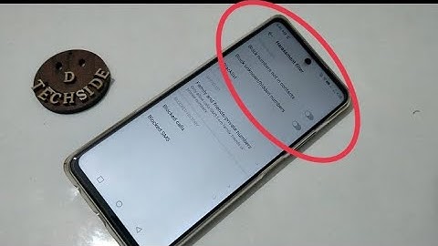 Tecno pova 2 blocklist settings | How to unlock block number Tecno Pova 2 | Number block kaise kare