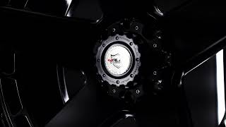 4Play Wheels 4Pf5 Forged 24X14 Shown In Our Matte Black Gloss Black Finish Combo