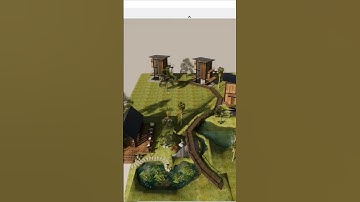 sketchup to escape #civilengineering #architecture #sketchup #enscaperendering