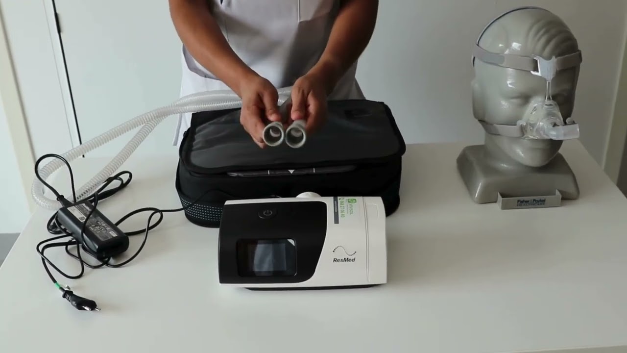 Instructiefilmpje CPAP machine Vivisol