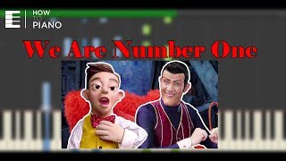 We Are Number One - Piano Tutorial by HowToPiano Synthesia