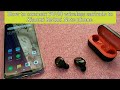 How to connect wireless bluetooth headphones with Xiaomi Redmi phone | PT-20