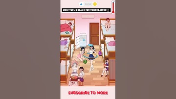 Help Them Reduce the Temperature🌡️| Tricky Twist Puzzle🧩 Gameplay #shorts