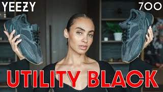 One of the BEST black Yeezys! Yeezy 700 Utility Black On Foot Review and How to Style