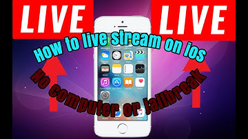 How to live stream on iOS (No Computer or Jailbreak)
