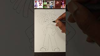 roll the dice and draw TADC character #theamazingdigitalcircus #tadc #jax #pomni #caine #drawing