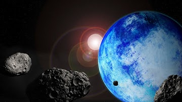 Photoshop Tutorial: How to Make a ICE PLANET and Asteroids in Deep Space