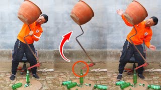 💥🔥Use A Tilted Lever To Balance The Water Tank&China's No. 1 Balance Master