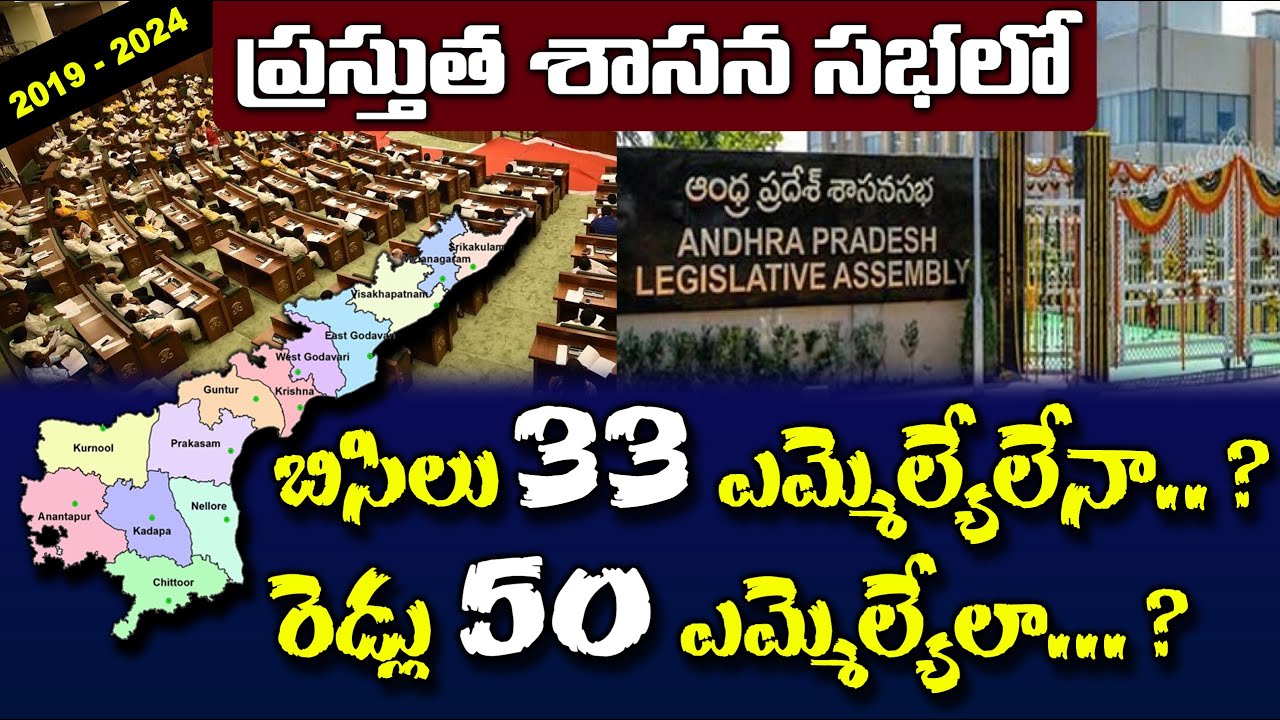 Andhra Pradesh MLAs List 2019 Caste Wise AP Assembly YS Jagan BC