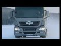 Man truck wintertest with espbuz st esp testi
