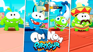 Om Nom Run 2 Parkour - Bug Nom vs Sharky Nom vs Amigo Nom vs Classic Nom - Who is Faster