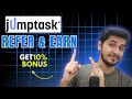 💰 JumpTask App Refer &amp; Earn | पाएं 10% BONUS | JumpTask App Refer &amp; Earn 🔑