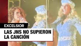 JNS olvida la letra de 'Dr. Psiquiatra' de Gloria Trevi; así reaccionan en redes