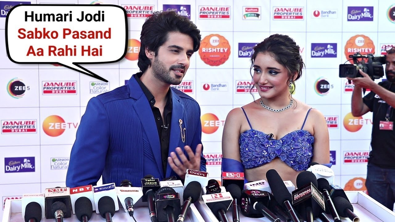 Kumkum Bhagya Serial Couple Abrar Qazi And Rachi Sharma Interview At Zee Rishtey Awards 2024 ❤️‍🔥